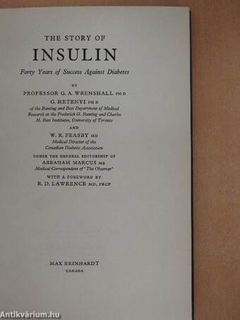 The Story of Insulin