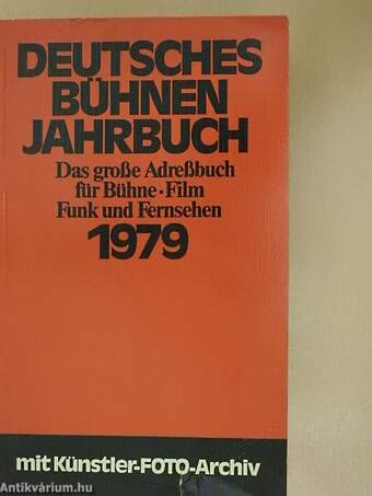 Deutsches Bühnen Jahrbuch 1978/79