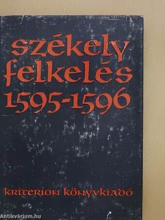 Székely felkelés 1595-1596