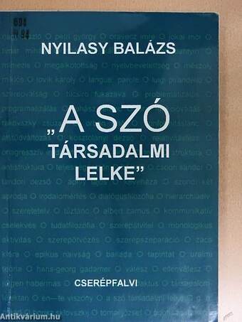 "A szó társadalmi lelke"