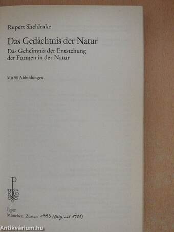 Das Gedächtnis der Natur