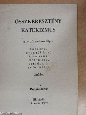 Összkeresztény katekizmus