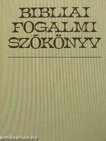 Bibliai fogalmi szókönyv