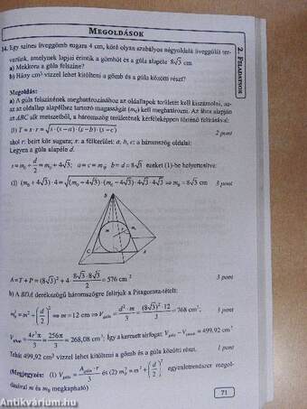 15 próbaérettségi matematikából