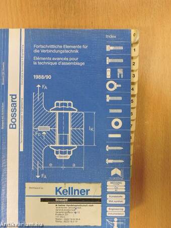 Bossard Fortschrittliche Elemente für die Verbindungstechnik/Eléments avancés pour la technique d'assemblage 1988/90