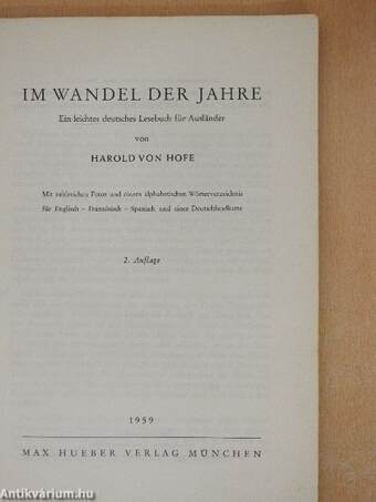 Im Wandel der Jahre