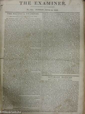 The Examiner 1826-1829. (vegyes számok)(49 db)