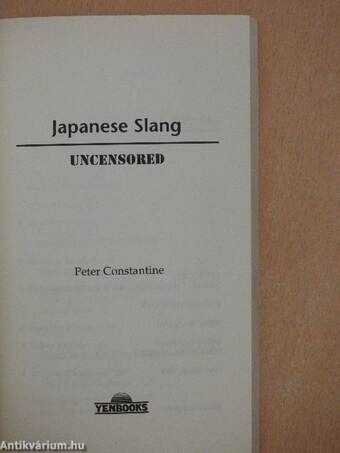 Japanese slang