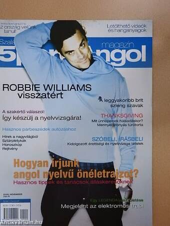 5perc Angol Magazin 2009. november