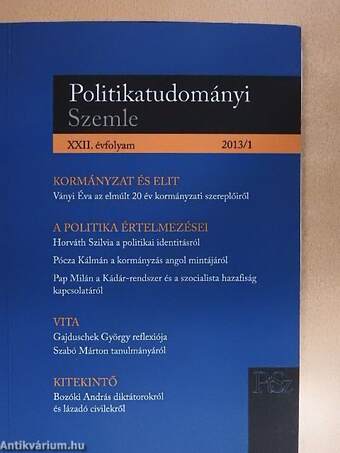 Politikatudományi Szemle 2013/1-4.