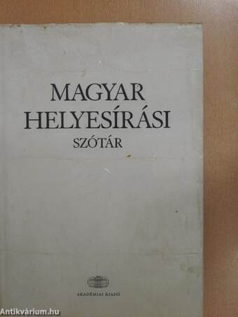 Magyar helyesírási szótár