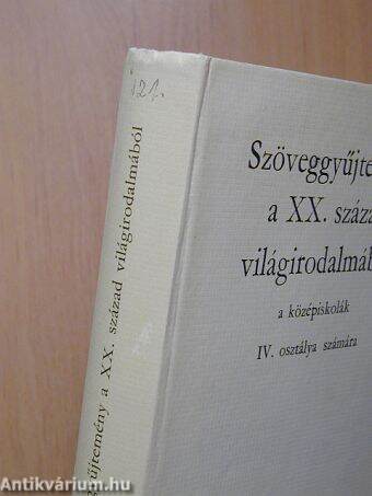 Szöveggyűjtemény a XX. század világirodalmából