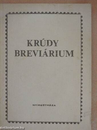 Krúdy breviárium