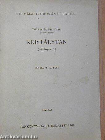 Kristálytan