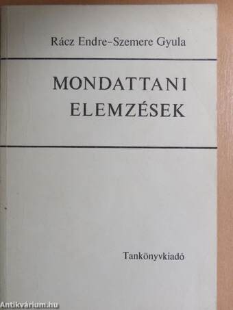 Mondattani elemzések