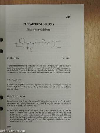 European Pharmacopoeia II. 6. (töredék)