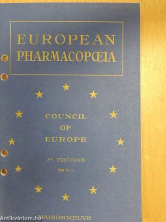 European Pharmacopoeia II. 3. (töredék)