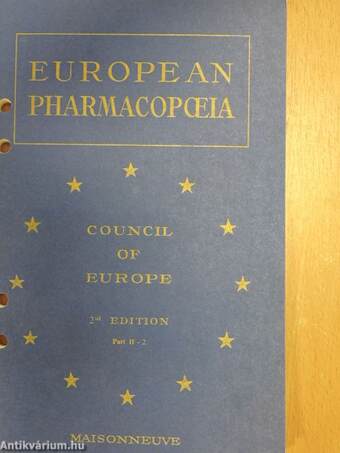 European Pharmacopoeia II. 2. (töredék)