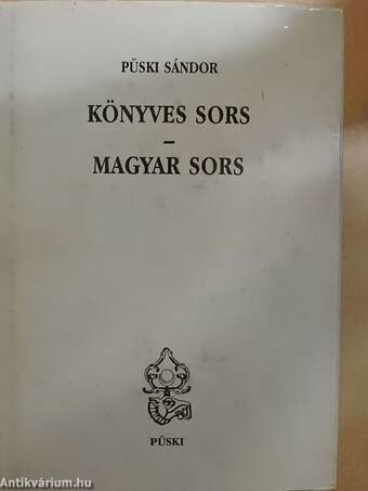 Könyves sors - magyar sors