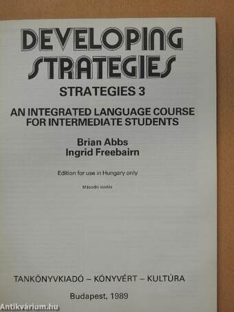 Developing Strategies - Students' Book/Workbook