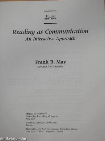 Reading as Communication