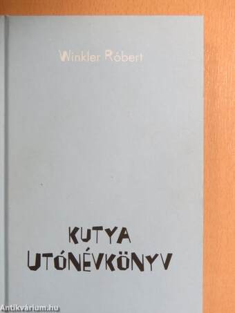 Kutya utónévkönyv