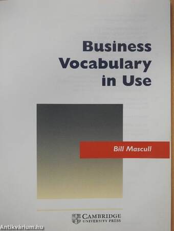 Business Vocabulary in Use