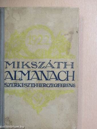 Mikszáth Almanach az 1922-ik évre