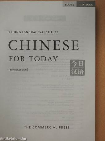 Chinese for Today 2. - Textbook/Exercises - 5 kazettával