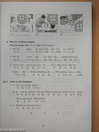 Chinese for Today 1. - Textbook/Exercises - 5 kazettával