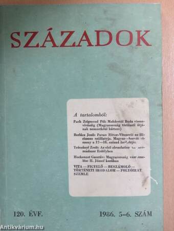 Századok 1986/5-6.