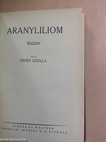 Aranyliliom