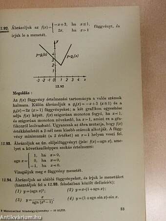 Matematikai feladatgyűjtemény III.