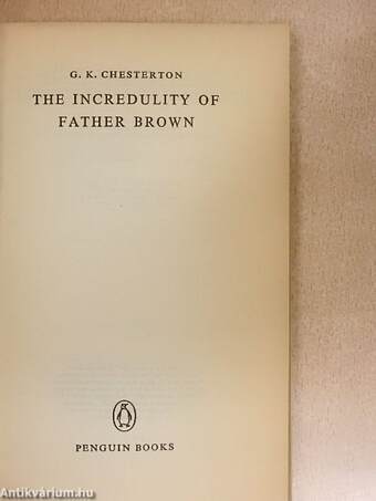 The Incredulity of Father Brown