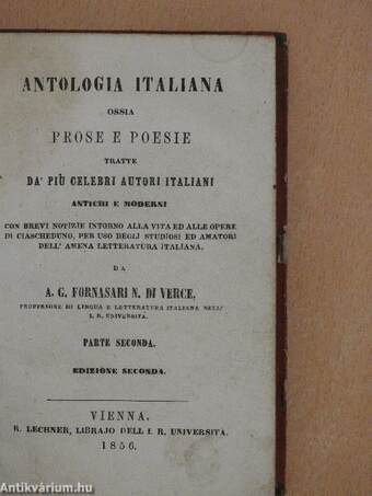 Antologia Italiana II.