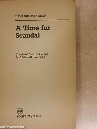 A Time for Scandal