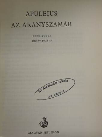 Az aranyszamár