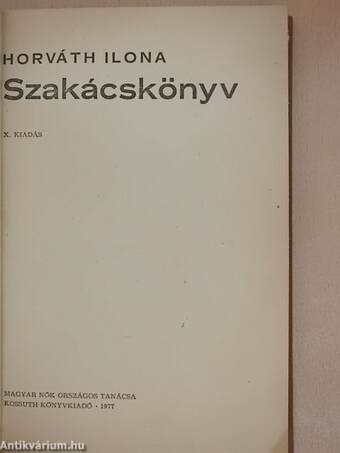 Szakácskönyv