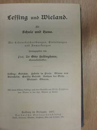 Lessing und Wieland II. (Gótbetűs)