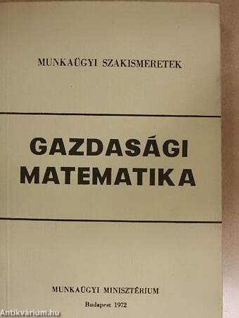 Gazdasági matematika