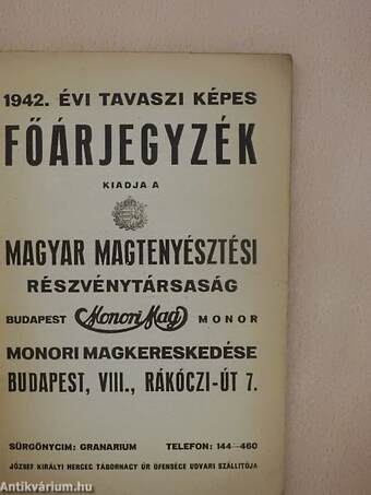 Monori Mag 1942. tavasz