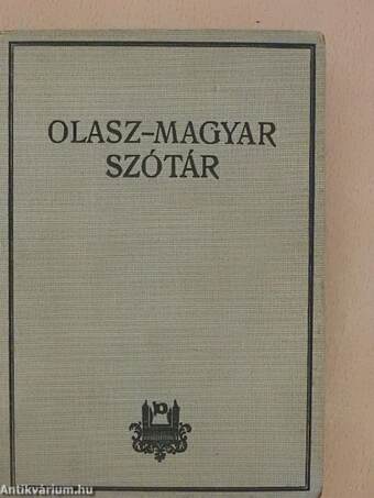 Olasz-magyar szótár