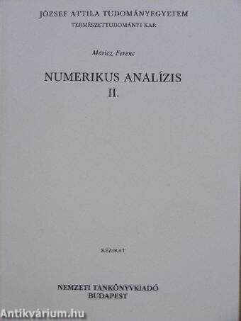 Numerikus analízis II.