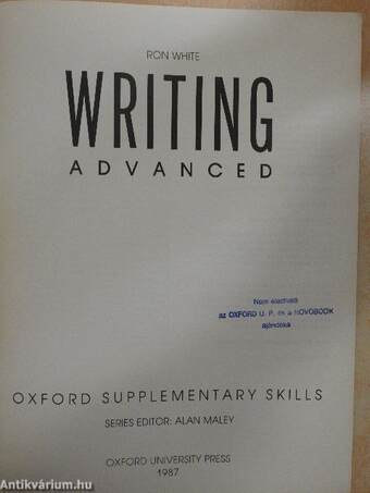 Writing - Advanced