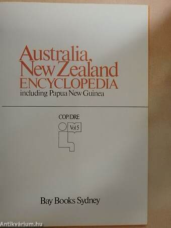 Australia, New Zealand Encyclopedia 5. (töredék)