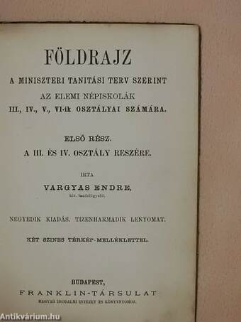 Földrajz I.