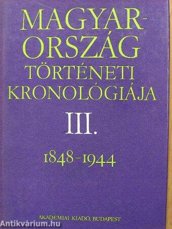Magyarország történeti kronológiája III.