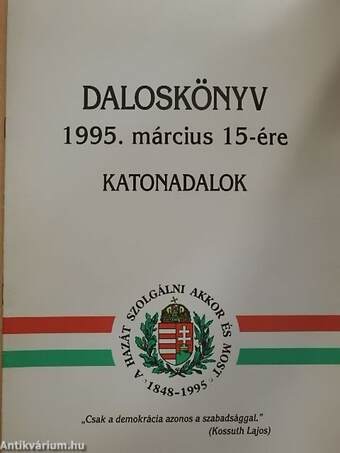 Daloskönyv 1995. március 15-ére