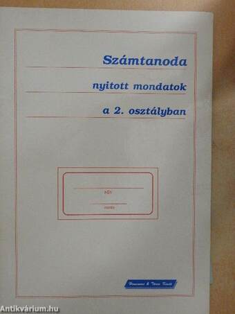 Számtanoda - nyitott mondatok a 2. osztályban