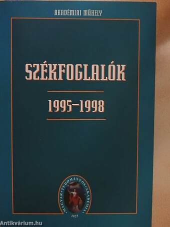 Székfoglalók 1995-1998 III.